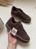 کتونی زارا قهوهای زنانه | ZARA